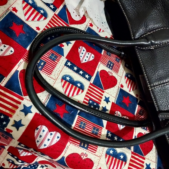 GIANI BERNINI BLACK LEATHER SHOULDER BAG - Picture 11 of 11